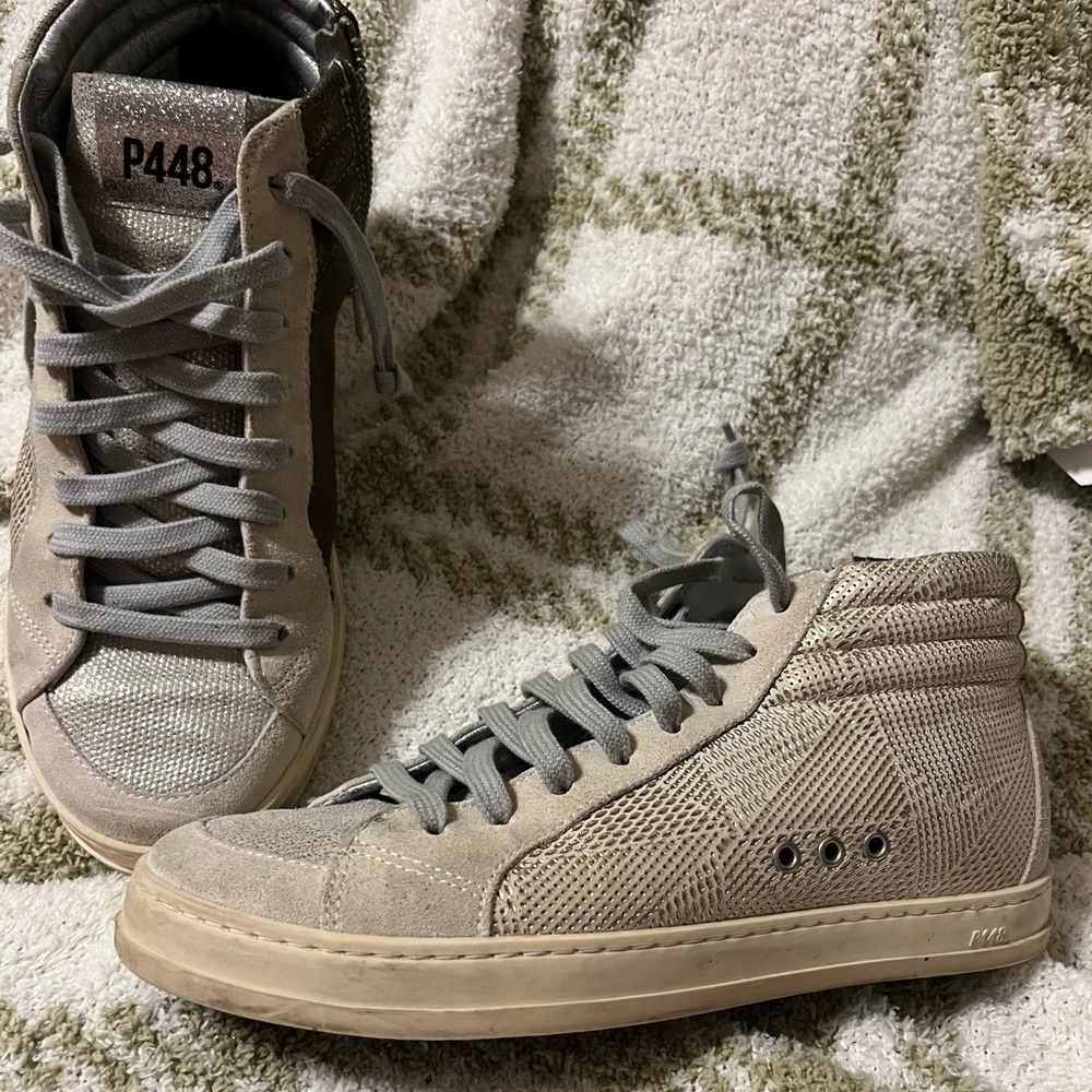 Sz EU 36 (US 6) 💗 P448 Prisma Skate Shoes - high top with zipper